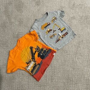 Gap 3t Construction Tshirts